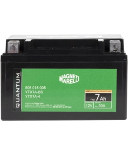 MAGNETI MARELLI BATTERIA MOTO E SCOOTER 7AH 12V 90A TECNOLOGIA AGM SIGILLATA POLO POSITIVO SINISTRO